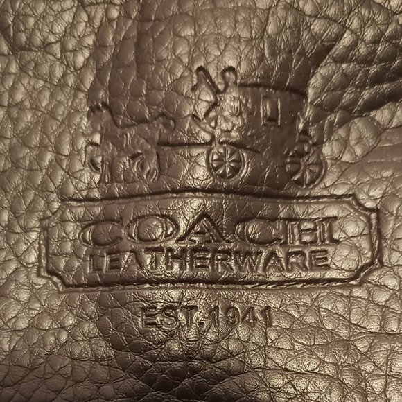 COPY - Vintage Genuine Leather Coach Black Shoulder Bag Good Condition - Picture 4 of 11